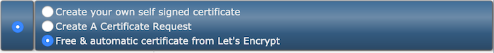 nieuw ssl certificaat genereren