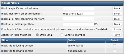 spamfilter